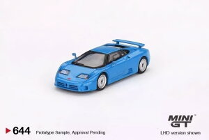 ~jGT 1/64 uKbeB EB110 GT u[ nhMINI GT 1:64 Bugatti EB110 GT blue LHD