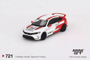 ~jGT 1/64 z_ VrbN ^CvR #2 y[XJ[ 2023 zCg bh nhMINI GT 1/64 Honda Civic Type R #2 Pace Car 2023 white red LHD