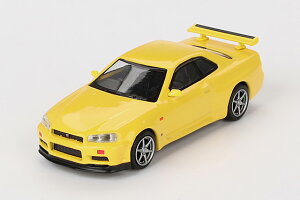 TSM ~j GT 1/64 Y XJCC GT-R R34 VXybN CeBOCG[ EnhTSM Mini GT 1:64 Nissan Skyline GT-R R34 V Spec Lightning Yellow RHD