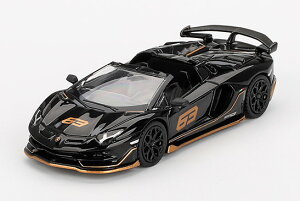 TSM ~j GT 1/64 {M[j AF^h[ SVJ 63 [hX^[ l Afo ubN nhTSM Mini GT 1:64 Lamborghini Aventador SVJ 63 Roadster Nero Aldebaran Black LHD