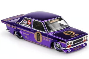 ~j GT × XnEX 1/64 _bgT 510 vXg[g Ajo[T[ N[p[v #138Mini GT x Kaido House 1:64 Datsun 510 Pro Street Anniversary Chrome Purple #138
