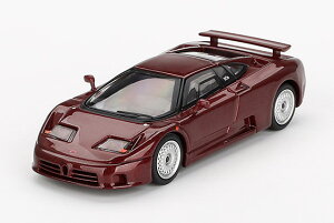 TSM �~�j GT 1/64 �u�K�b�e�B EB110 GT �_�[�N���b�h���^���b�N ���n���h��TSM Mini GT 1:64 Bugatti EB110 GT Dark Red Metallic LHD