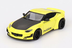 ~jGT 1/64 pf Y Z CJY`CG[ EnhMINI GT 1:64 Pandem Nissan Z Ikazuchi Yellow RHD