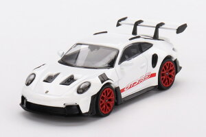 TSM �~�j GT 1/64 �|���V�F 911 992 GT3 RS �z���C�g �p�C�����b�h �A�N�Z���g�p�b�P�[�W �E�n���h��TSM Mini GT 1:64 Porsche 911 992 GT3 RS White Pyro Red Accent Package RHD