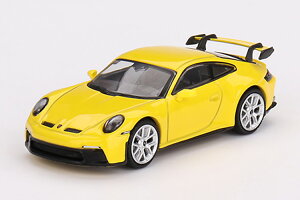 TSM ~j GT 1/64 |VF 911 992 GT3 [VOCG[ EnhTSM Mini GT 1:64 Porsche 911 992 GT3 Racing Yellow RHD