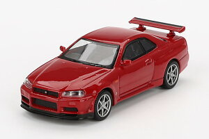 TSM ~jGT 1/64 Y XJCC GT-R R34 VXybN ANeBubh EnhTSM MINI GT 1:64 Nissan Skyline GT-R R34 V-Spec Active Red RHD