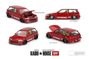 TSM MINI GT 1/64 z_ VrbN EF XnEX X[NX o[W2 _[Nbh^bN JTSM MINI GT 1:64 Honda Civic (EF) Kaido House Kaido Works V2 dark red metallic