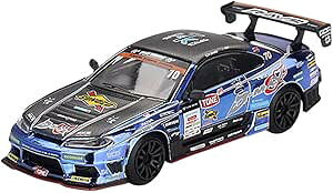 TSM ~j GT 1/64 Y VrA S15 #70 Enh D-MAX[VO 2023 D1Ov u[^bN ubNTSM MINI GT 1:64 Nissan Silvia S15 N70 RHD D-MAX Racing 2023 D1 Grand Prix blaumetallic schwarz