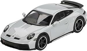 �~�jGT 1/64 �|���V�F 911 �_�J�[�� �A�C�X�O���[���^���b�NMini GT 1:64 Porsche 911 Dakar Ice Grey Metallic