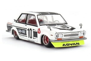 TSM �~�jGT 1/64 �_�b�g�T�� 510 �X�g���[�g #10 �J�C�h�E�n�E�X �`�[�� XMM �o�[�W����1TSM MINI GT 1:64 Datsun 510 Street N10 Kaido HouseTeam XMM Version 1
