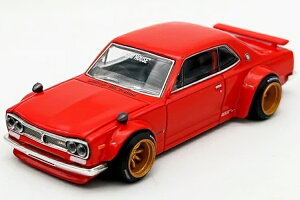 �~�jGT x �X���n�E�X 1/64 ���Y 2000GT-R KPGC10 �J�C�h�E�X�g���[�g V1 ���b�hMini GT x Kaido House 1:64 Nissan 2000GT-R (KPGC10) Kaido Street V1- Red