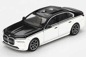�~�jGT 1/64 BMW i7 xDrive60 �A���s���z���C�g �u���b�N�T�t�@�C�AMini GT 1:64 BMW i7 xDrive60 Alpine White Black Sapphire