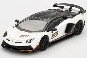 ~jGT 1/64 {M[j AF^h[ SVJ 63 rAR A\[|Mini GT 1:64 Lamborghini Aventador SVJ 63 Bianco Asopo