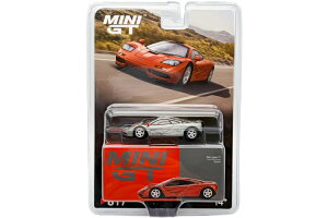 �~�j GT 1/64 �}�N���[���� F1 �C�P���I�����W �`�F�C�X�J�[Mini GT 1:64 McLaren F1 Yquem Orange Chase car