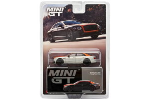 �~�jGT 1/64 �x���g���[ �t���C���O�X�p�[ �I�����W�t���[�� �I�j�L�X �`�F�C�X�J�[Mini GT 1:64 Bentley Flying Spur Orange Frame Onyx Chase car