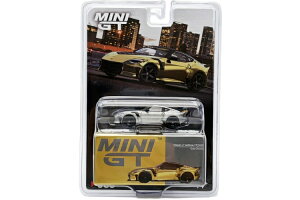 �~�j GT 1/64 ���Y Z ���F�C���T�C�h FFZ400 �S�[���h�N���� �`�F�C�X�J�[Mini GT 1:64 Nissan Z Veilside FFZ400 Gold Chrome Chase car