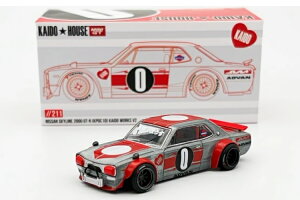 �~�j GT 1/64 �j�b�T�� �X�J�C���C�� 2000GT-R KPGC10 #0 �J�C�h�E ���[�N�X V2 �`�F�C�X�J�[Mini GT 1:64 Nissan Skyline 2000GT-R KPGC10 N0 Kaido Works V2 Chase car