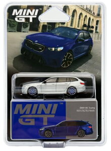 �~�jGT 1/64 BMW M5 �c�[�����O �}���i �x�C �u���[ ���^���b�N �`�F�C�X�J�[Mini GT 1:64 BMW M5 Touring Marina Bay Blue Metallic Chase car