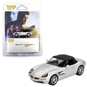 �~�jGT 1/64 BMW Z8 �V���o�[ ���[���h �C�Y �m�b�g �C�i�t �p��p�b�P�[�WMini GT 1:64 BMW Z8 silver The World Is Not Enough English packaging
