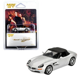 �~�jGT 1/64 BMW Z8 �V���o�[ ���[���h �C�Y �m�b�g �C�i�t �V���o�[ ���{��p�b�P�[�WMini GT 1:64 BMW Z8 silver The World Is Not Enough Japaniese packaging