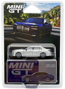 �~�jGT 1/64 BMW i7 xDrive60 �^���U�i�C�g �u���[ ���^���b�N �`�F�C�X�J�[Mini GT 1:64 BMW i7 xDrive60 Tanzanite Blue Metallic Chase car