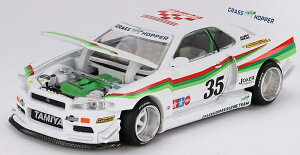 �~�jGT 1/64 ���Y �X�J�C���C�� GT-R R34 �^�~�� x KAIDO HOUSE �O���X�z�b�p�[ V1 �E�n���h��Mini GT 1:64 Nissan Skyline GT-R R34 TAMIYA x KAIDO HOUSE Grasshopper V1 RHD