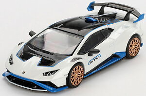 �~�jGT 1/64 �����{���M�[�j �E���J�� STO �r�A���R �A�X�| �z���C�g ���n���h��Mini GT 1:64 Lamborghini Huracan STO Bianco Asopo White LHD