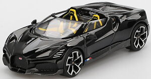 �~�jGT 1/64 �u�K�b�e�B W16 �~�X�g���� �u���b�NMini GT 1:64 Bugatti W16 Mistral Black