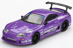 �~�jGT 1/64 �g���^ �X�[�v�� A80 GT-300 �g�b�v�V�[�N���b�g �p�[�v��Mini GT 1:64 Toyota Supra (A80) GT-300 Top Secret Purple