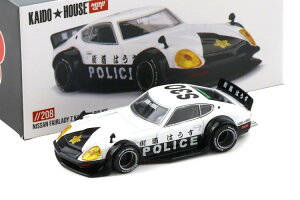 TSM �~�jGT 1/64 �J�C�h�E�n�E�X ���Y �t�F�A���f�BZ �J�C�h�EGT �|���X �z���C�g �u���b�NTSM Mini GT 1:64 Kaido House Nissan Fairlady Z Kaido GT Police white black