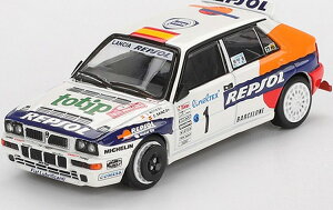 �~�jGT 1/64 �����`�A �f���^ HF �C���e�O���[�� #1 �����e�J���� 1993MINI GT 1:64 Lancia Delta HF Integrale Monte Carlo 1993 #1