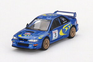 TSM MINI GT 1/64 �X�o�� �C���v���b�T WRC LHD #3 �D�� �����[�E�T������ 1997 Colin McRae - Nicky GristTSM MINI GT 1/64 Subaru Impreza WRC LHD No.3 winner Sanremo Rally 1997 " Colin McRae - Nicky Grist