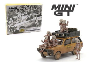 TSM MINI GT 1/64 W[o[ LHD LgtB[ pvAj[MjA 1982 &tBMA`[ USATSM MINI GT 1/64 Set Land Range Rover LHD Camel Trophy Papua New Guinea 1982 + Figures "Team USA