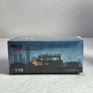 TSM MINI GT 1/64 �����h���[�o�[ �f�B�t�F���_�[ 110 ���b�h�u�� LUKA LHDTSM MINI GT 1:64 Land Rover Defender 110 Red Bull LUKA LHD