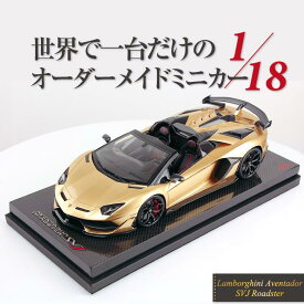 【Rowwix 世界1台限定】1/18 ランボルギーニ アヴェンタドール SVJ ロードスター Rowwix 1:18 Lamborghini Aventador SVJ Roadster LIMITED 1 PARTS オーダーメイド ワンオフ ミニカー モデルカー カスタム オリジナル コレクション 限定1台 MRCollection製