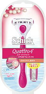 Schick(シック) シック Schick クアトロ4フォーウーマン ホルダー (替刃2コ付) 女性用 カミソリ 替刃(1コ…