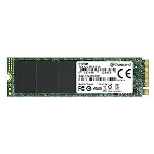 トランセンドジャパン Transcend PCIe M.2 SSD (2280) 512GB NVMe PCIe Gen3 x4 3D TLC採