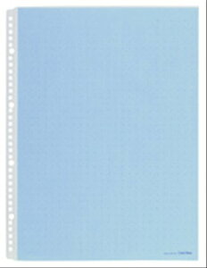 キングジム クリアファイル カラーベース ポケット 10枚入 B4タテ 青 104CP-B