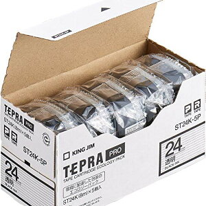�L���O�W�� �y�����z �e�v��PRO�e�[�v�J�[�g���b�W �G�R�p�b�N5�� 24mm �������x��/������ ����8m ST24K-5P