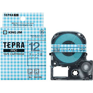 �L���O�W�� �y�����z �e�v��PRO�e�[�v�J�[�g���b�W �͗l���x�� 12mm �`�F�b�N��/�O���[���� ����8m SWX12BH