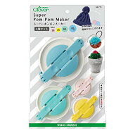 クロバー(Clover) スーパーポンポンメーカー 4個セット φ35・45・65・85mm CL58-775