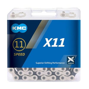 PCGV[(KMC) X11 11SPEED p`F[ NP/BLACK 118L KMC-X11-SV/BK