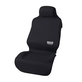 ボンフォーム(BONFORM) シートカバー ファインテックス 軽/普通車用 フロント1枚 防水 取付簡単 丸洗いOK フロント1席 ブラック
