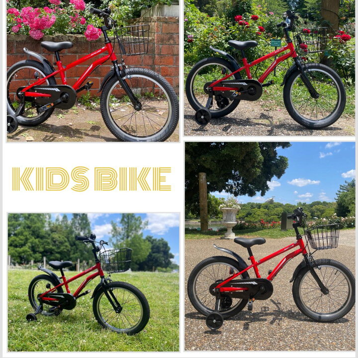 新品 サンド 子ども キッズジュニア自転車18インチ （楽天市場 