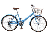 楽天市場】自転車 24インチ 女の子（カラーブルー）（キッズ・ジュニア 