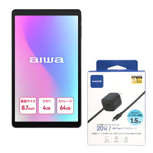 yԌz[dZbgpӁIyaiwazaiwa Android ^ubg AS8L-2 SIM t[ f Android15 OS 8.68C`  4GB Xg[W 64GB 800 × 1,340px IPSpl nanoSIM microSD USB type-c  J[