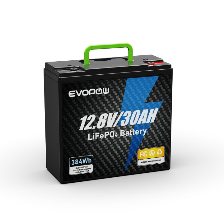 楽天市場】リン酸鉄リチウムイオンバッテリー 12.8V 30Ah 容量384Wh 