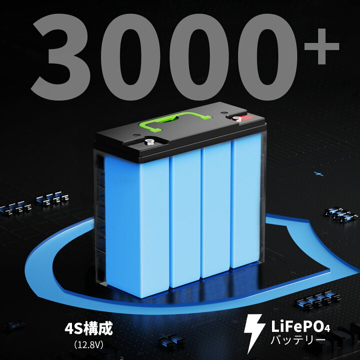 楽天市場】リン酸鉄リチウムイオンバッテリー 12.8V 30Ah 容量384Wh 