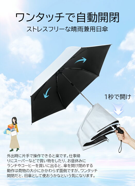 折りたたみ傘 日傘 遮光 軽量 晴雨兼用傘 レディース メンズ 軽い  
