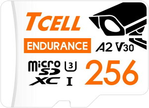 TCELL High Endurance 128GB�`512GB microSDXC A2 ���ϋv �Ď��J�����p �������J�[�h USH-I U3 V30 4K �}�C�N��SD�J�[�h �ǂݍ���/�������� �ő�100 80MB�b �������K�i 5�N�ۏ�